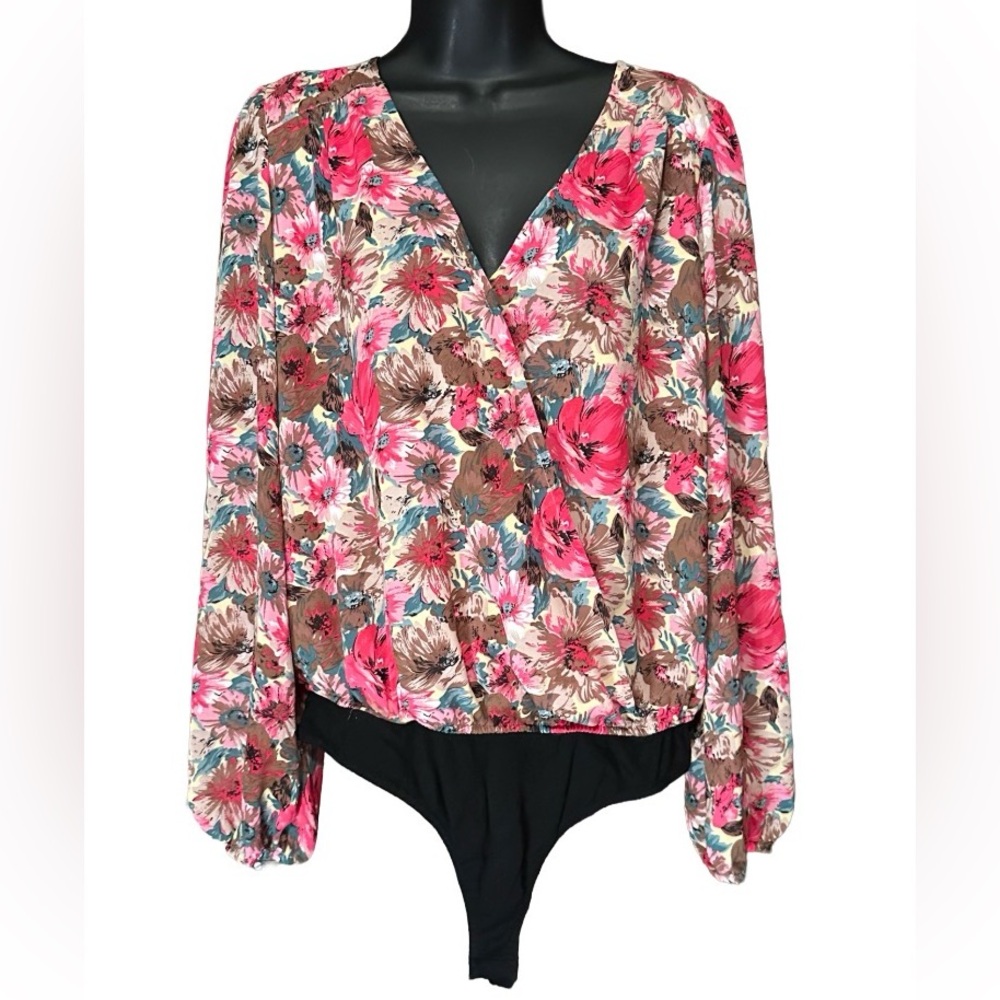 The Emily Floral Long Sleeve Body Suit
